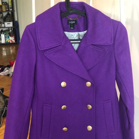 lavender pea coat